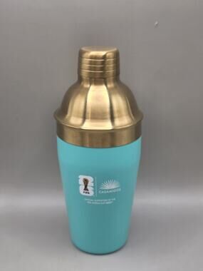 Casamigos FIFA World Cup 2026 Cocktail Shaker Limited Edition Teal Gold NEW
